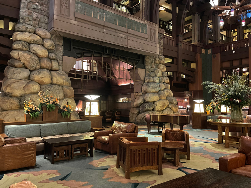 Disneyland's Grand Californian Resort lobby
